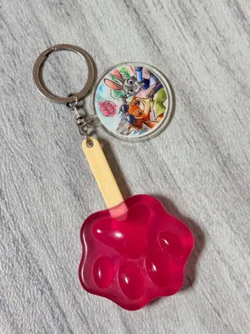 디즈니 주토피아 키체인 아이스 캔디