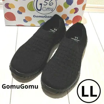 GomuGomu 고무고무 Gomu56 니트 스니커즈 블랙 LL 사이즈