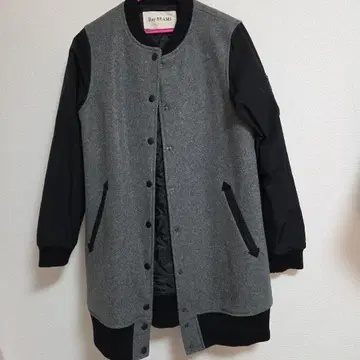 Bay BEAMS 점퍼 블루종 그레이 블랙