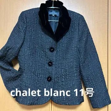 자켓 chalet blanc 11호 블랙 자켓 경량 포멀