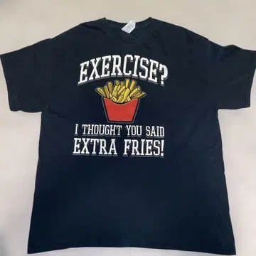 미국 사이즈 XL의 T셔츠 3장 세트입니다