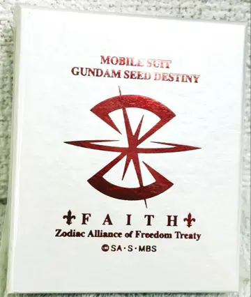 미개봉 공식 FAITH(페이스) 배지 건담 SEED DESTINY