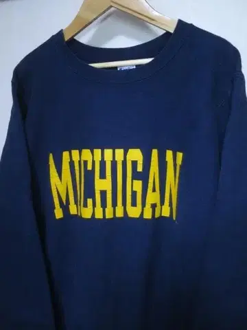 90s 챔피온 리버스 위브 M 미시건 자수 택 맨투맨