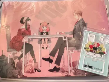 SPY x FAMILY 아크릴 펜 스탠드 클리어 파일 세트