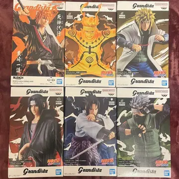 [ 미개봉 새상품 ] 나루토, 블리치 그란디스타 피규어 6