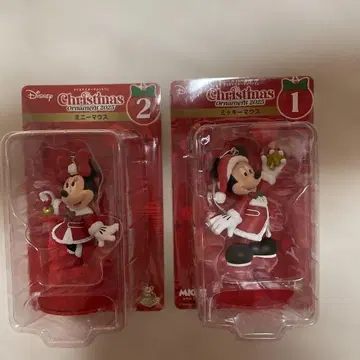 해피 복권 미키 & 미니 크리스마스 오너먼트 2025