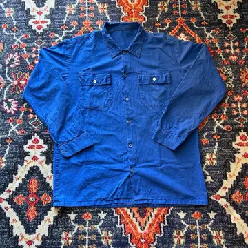 50s 프렌치 워크 셔츠 유로 빈티지