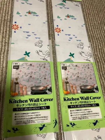 디즈니 피터팬 주방 벽 시트 주방 얼룩 방지 시트