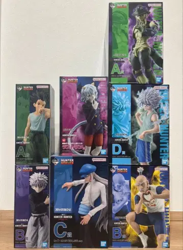 헌터헌터 제일복권 피규어 7체 세트