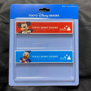 도쿄 디즈니 리조트 데코레이션 마그넷 미키 도날드 2개 세트