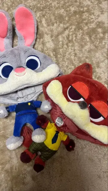 [ 주토피아 모자 ] 닉, 주디 마스코트 팬캡