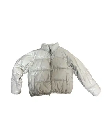 가죽 다운 자켓