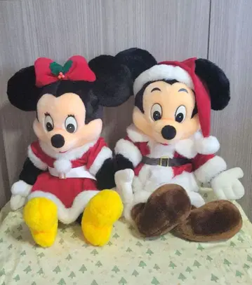 초레어 디즈니 크리스마스 미키 미니 봉제 인형 세트 60 CM
