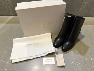 지미추 카터 AB 85 블랙 부티 사이즈 39