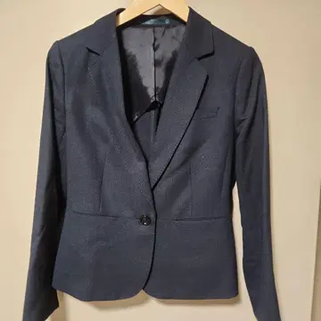 네이비 스커트 수트 상하의 세트