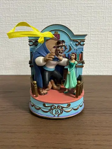 DISNEY STORE 단종 오너먼트 벨&야수 오르골 기능 포함