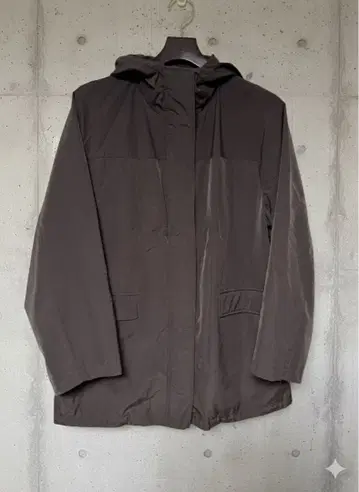 SANYO COAT 블루종 코트 사이즈 11 브라운 후드 부착
