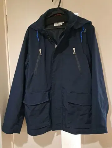 허시파피 네이비 후드 부착 마운틴 후드티