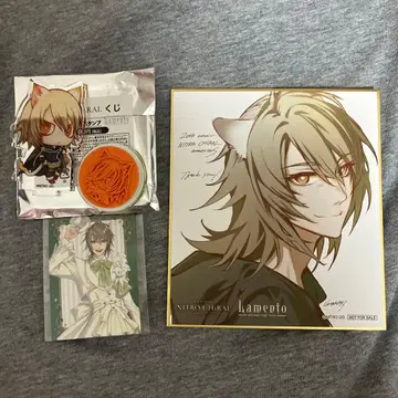 라멘토 코노에 키라메모 혜택 복권 아크릴 스탠드 아크릴 스탬프 색지