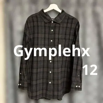 짐플렉스 체크 무늬 긴팔 셔츠