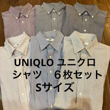 유니클로 UNIQLO 긴팔 커터 셔츠 6장 세트 S 사이즈