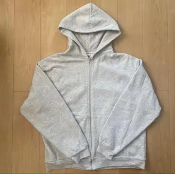 로스앤젤레스 어패럴 로스아파 지퍼 후드티 14oz 그레이 L 사이즈