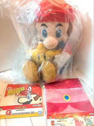 슈퍼 마리오 제일복권 A상 말하는 봉제 인형 E상 복조리 피치 공주