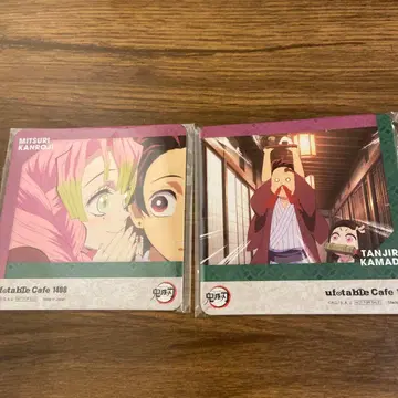 ufotable 카페 코스터 칸로지 미츠리 카마도 탄지로