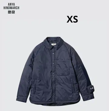 ANYA HINDMARCH UNIQLO 퍼프 테크 셔츠 자켓 XS