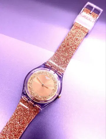 스와치 손목시계 (골드)