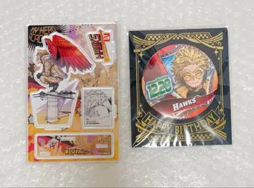 히로아카 호크스 점프샵 벌스데이 캔뱃지 디오라마