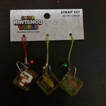USJ 슈퍼 닌텐도 월드 마리오 스타 스트랩 버섯