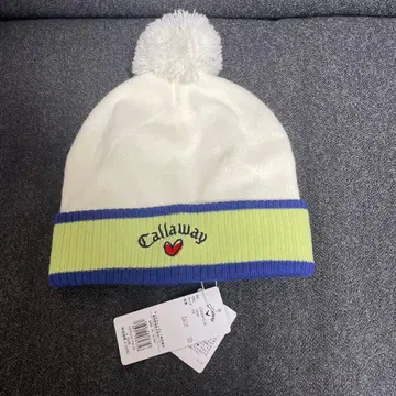 캘러웨이 꽁지 모자 니트캡 택 포함 미사용 새상품