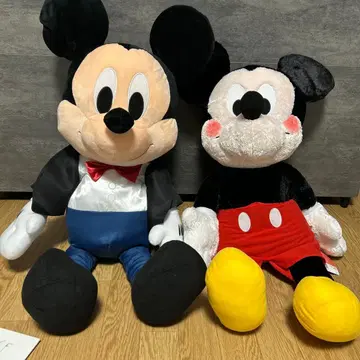 미키마우스 봉제 인형 2체 세트