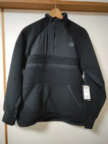 뉴발란스 플리스 자켓 M 블랙 택 포함 새상품