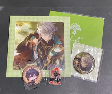 원신 운명의 날 생일 알하이탐 색지 캔뱃지 편지 종려 디루크