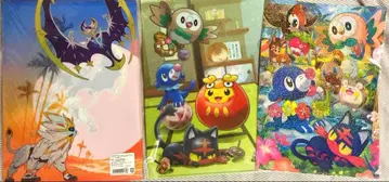 포켓몬 센터 선문 A4 클리어 파일 모쿠로 아시마리 니아비