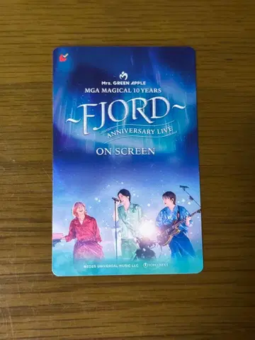 Mrs. GREEN APPLE 10주년 기념 라이브 티켓