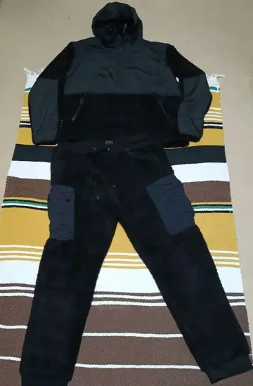 플리스 보아 아노락 셋업