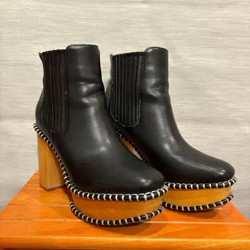 MOUSSY 우드 밑창 부츠 M 사이즈