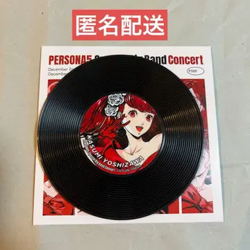 페르소나 5 요시자와 카스미 빅밴드 콘서트 레코드풍 코스터
