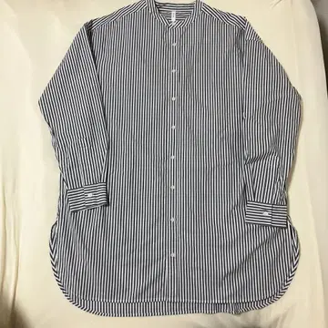 HIYORI 히요리 긴팔 롱 블라우스 스트라이프 미사용 새상품!