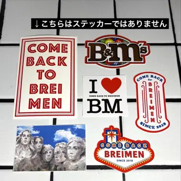 [ 완판템 ] COME BACK TO BREIMEN 스티커 세트