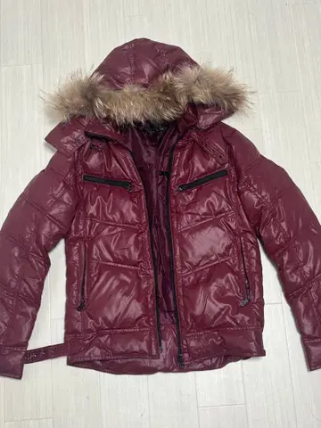 y2k 그런지 퍼 다운 자켓