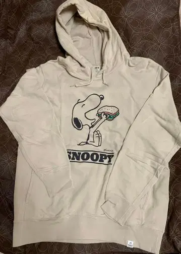 [ 유니클로 ] 피넛 후드티 XL