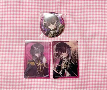 코드기어스 트리빌리지 미니 클리어 카드 캔뱃지 줄리어스 를르슈