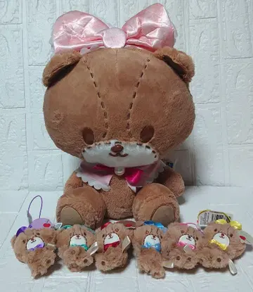 타이니참 컬러풀 아이스크림 초 BIG 봉제 인형 마스코트 전 6종