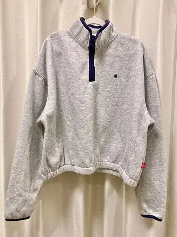 POLO BCS 하프 지퍼 맨투맨 그레이 니코앤드