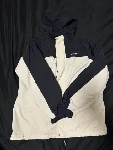 GBERRY 나일론 자켓 XL 화이트/블랙