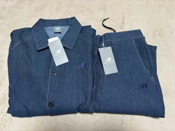 뉴발란스 데님 원단 셋업